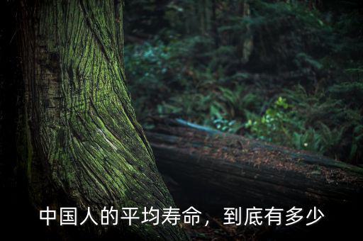 中國人的平均壽命，到底有多少