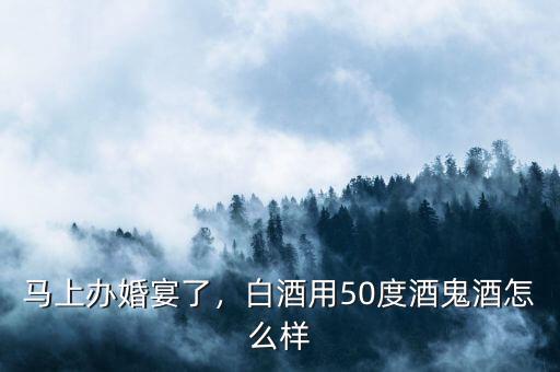 馬上辦婚宴了，白酒用50度酒鬼酒怎么樣