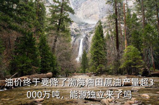 油價終于要降了渤海油田原油產(chǎn)量超3000萬噸，能源獨立來了嗎