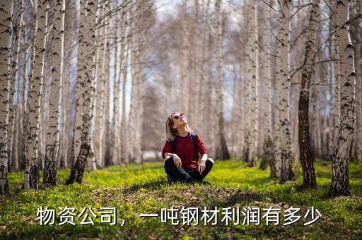 物資公司，一噸鋼材利潤有多少