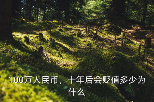 100萬(wàn)人民幣，十年后會(huì)貶值多少為什么
