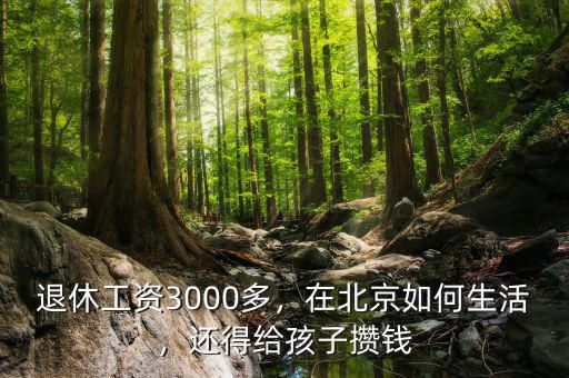 退休工資3000多，在北京如何生活，還得給孩子攢錢