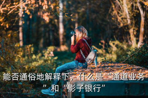 能否通俗地解釋下，什么是“通道業(yè)務(wù)”和“影子銀行”