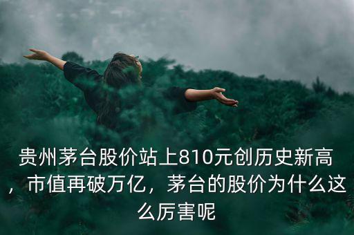 貴州茅臺股價站上810元創(chuàng)歷史新高，市值再破萬億，茅臺的股價為什么這么厲害呢