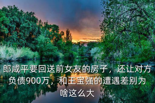 郎咸平要回送前女友的房子，還讓對(duì)方負(fù)債900萬，和王寶強(qiáng)的遭遇差別為啥這么大