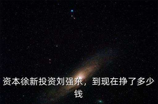 資本徐新投資劉強東，到現(xiàn)在掙了多少錢
