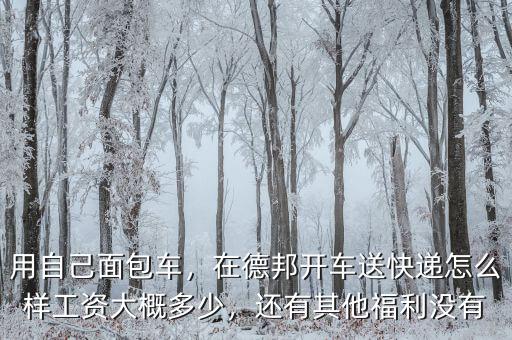 用自己面包車，在德邦開車送快遞怎么樣工資大概多少，還有其他福利沒有