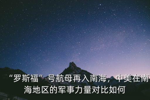 “羅斯?！碧柡侥冈偃肽虾＃忻涝谀虾５貐^(qū)的軍事力量對比如何