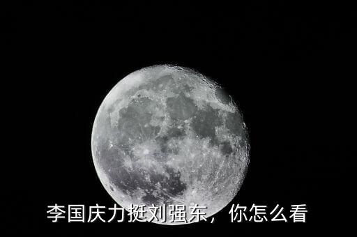 李國慶力挺劉強東，你怎么看