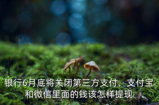 銀行6月底將關(guān)閉第三方支付，支付寶和微信里面的錢該怎樣提現(xiàn)