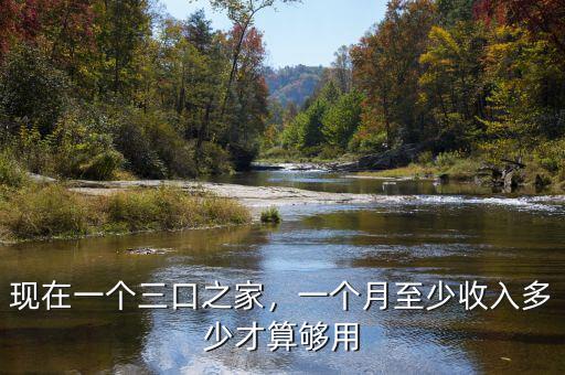 現(xiàn)在一個三口之家，一個月至少收入多少才算夠用