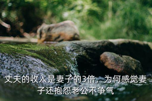 丈夫的收入是妻子的3倍，為何感覺(jué)妻子還抱怨老公不爭(zhēng)氣