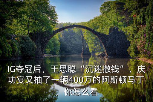IG奪冠后，王思聰“沉迷撒錢”，慶功宴又抽了一輛400萬的阿斯頓馬丁，你怎么看