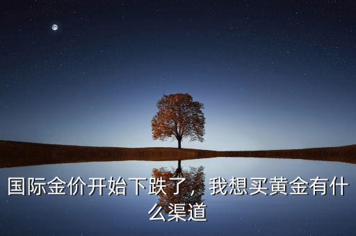 國(guó)際金價(jià)開始下跌了，我想買黃金有什么渠道