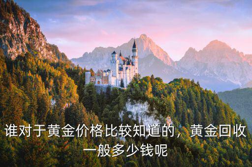 誰(shuí)對(duì)于黃金價(jià)格比較知道的，黃金回收一般多少錢呢