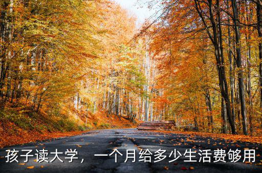 孩子讀大學(xué)，一個(gè)月給多少生活費(fèi)夠用