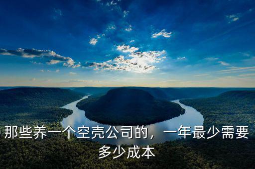那些養(yǎng)一個空殼公司的，一年最少需要多少成本