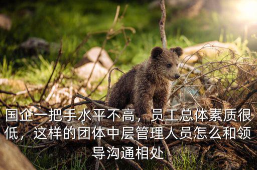 國(guó)企一把手水平不高，員工總體素質(zhì)很低，這樣的團(tuán)體中層管理人員怎么和領(lǐng)導(dǎo)溝通相處
