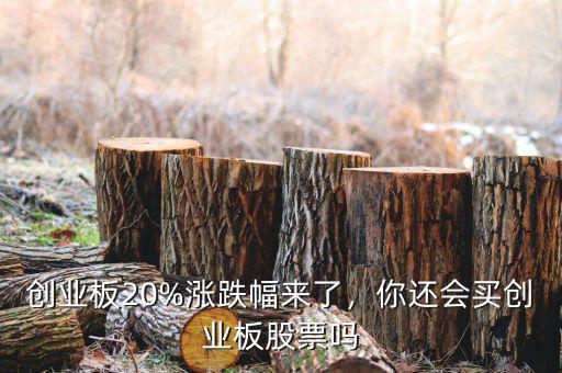 創(chuàng)業(yè)板20%漲跌幅來(lái)了，你還會(huì)買創(chuàng)業(yè)板股票嗎