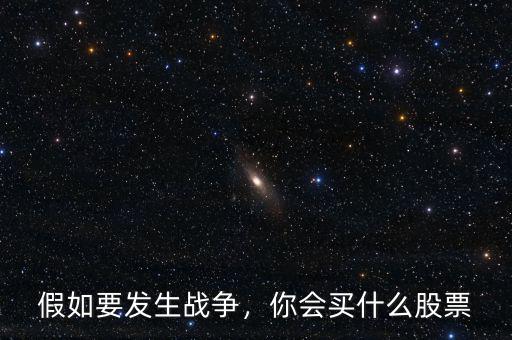 假如要發(fā)生戰(zhàn)爭，你會買什么股票