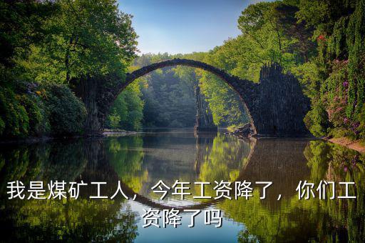 我是煤礦工人，今年工資降了，你們工資降了嗎