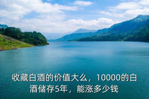 收藏白酒的價值大么，10000的白酒儲存5年，能漲多少錢