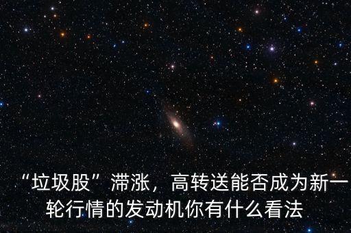 “垃圾股”滯漲，高轉(zhuǎn)送能否成為新一輪行情的發(fā)動機(jī)你有什么看法