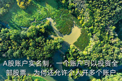 A股賬戶實(shí)名制，一個(gè)賬戶可以投資全部股票，為何還允許個(gè)人開(kāi)多個(gè)賬戶