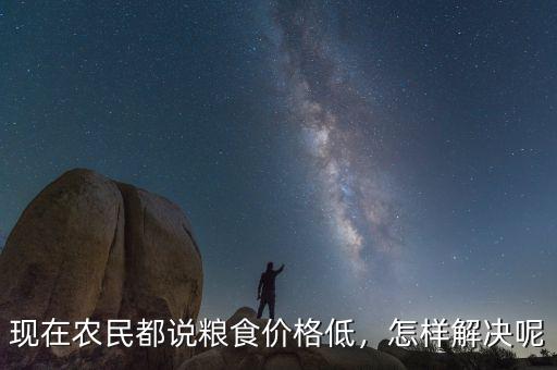 現(xiàn)在農(nóng)民都說糧食價格低，怎樣解決呢