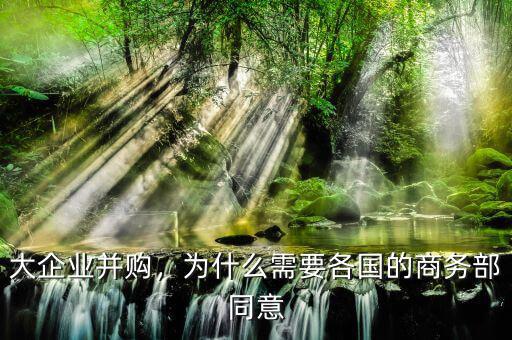 大企業(yè)并購，為什么需要各國的商務(wù)部同意