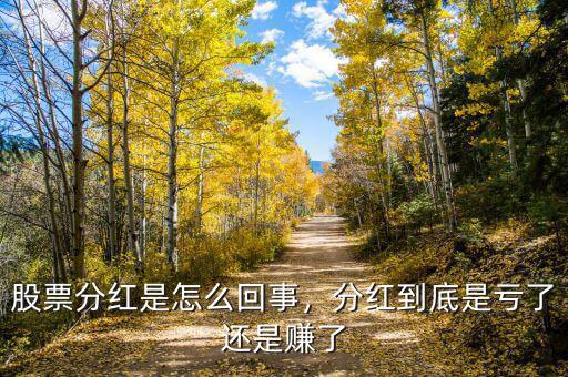 股票分紅是怎么回事，分紅到底是虧了還是賺了