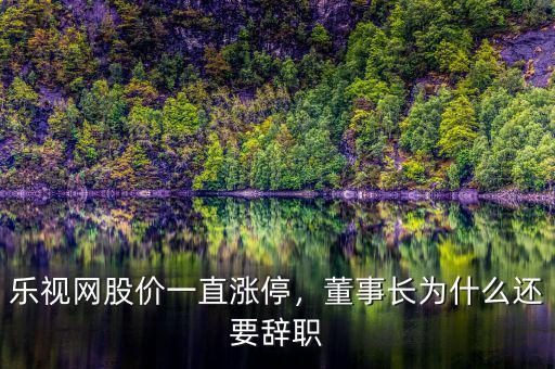 樂視網(wǎng)股價(jià)一直漲停，董事長為什么還要辭職
