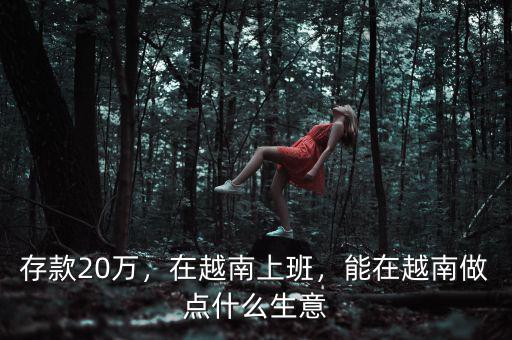 存款20萬，在越南上班，能在越南做點(diǎn)什么生意
