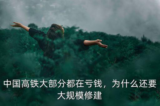 中國高鐵大部分都在虧錢，為什么還要大規(guī)模修建