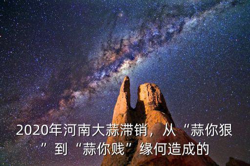 2020年河南大蒜滯銷，從“蒜你狠”到“蒜你賤”緣何造成的