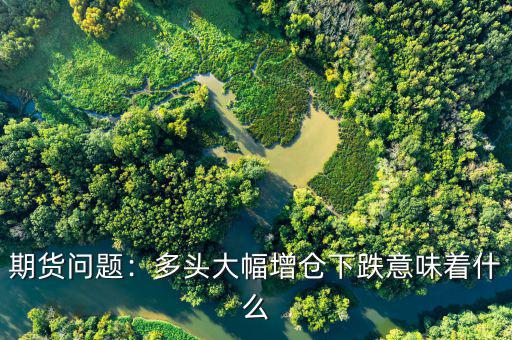 空頭增倉是什么意思,空頭減倉。多頭增倉