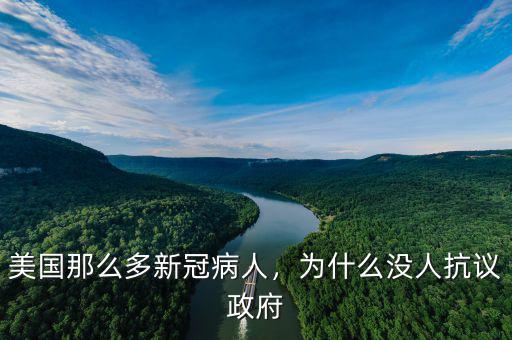 美國那么多新冠病人，為什么沒人抗議政府