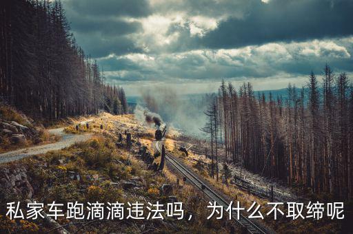 私家車跑滴滴違法嗎，為什么不取締呢