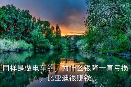 同樣是做電車的，為什么銀隆一直虧損，比亞迪很賺錢