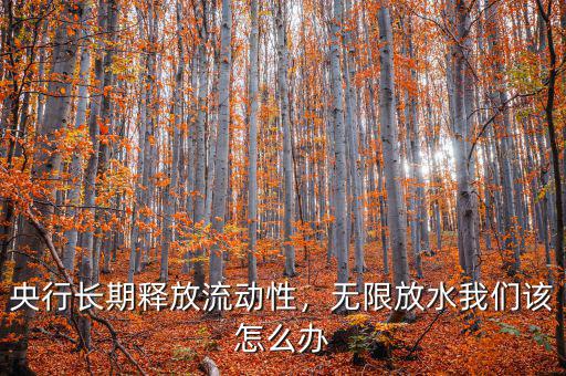 央行長(zhǎng)期釋放流動(dòng)性，無(wú)限放水我們?cè)撛趺崔k