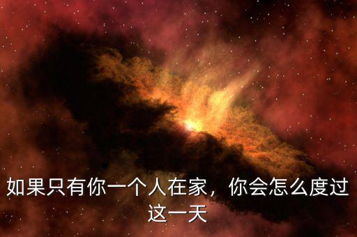 如果只有你一個人在家，你會怎么度過這一天