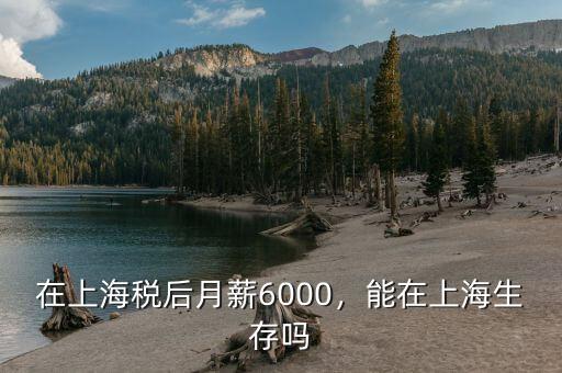 在上海稅后月薪6000，能在上海生存嗎