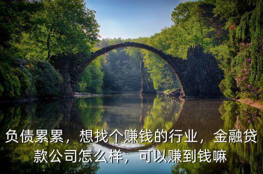 負(fù)債累累，想找個賺錢的行業(yè)，金融貸款公司怎么樣，可以賺到錢嘛