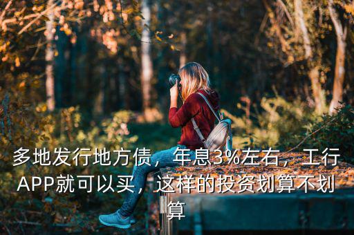 多地發(fā)行地方債，年息3%左右，工行APP就可以買，這樣的投資劃算不劃算