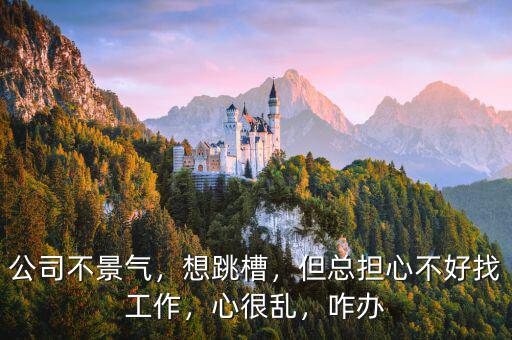 公司不景氣，想跳槽，但總擔(dān)心不好找工作，心很亂，咋辦