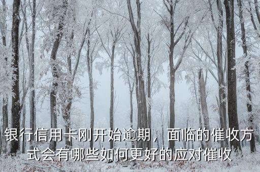 銀行信用卡剛開始逾期，面臨的催收方式會有哪些如何更好的應(yīng)對催收