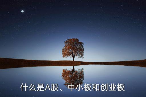 什么是A股、中小板和創(chuàng)業(yè)板
