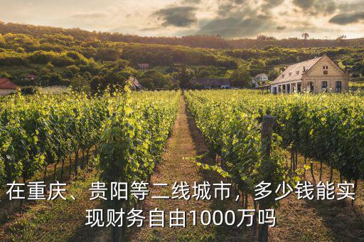 在重慶、貴陽等二線城市，多少錢能實現(xiàn)財務(wù)自由1000萬嗎