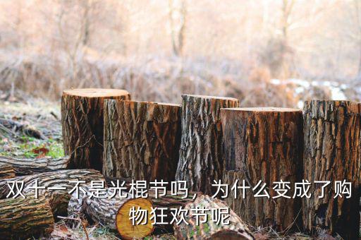雙十一不是光棍節(jié)嗎，為什么變成了購(gòu)物狂歡節(jié)呢