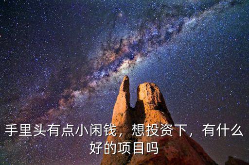 手里頭有點小閑錢，想投資下，有什么好的項目嗎